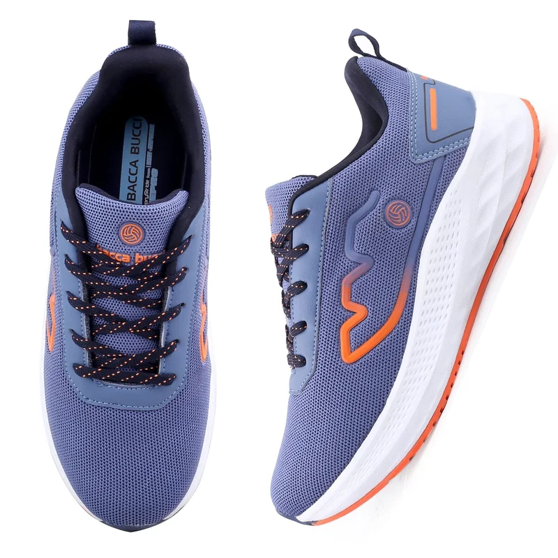 Bacca Bucci Blue Essential All-Purpose Running Shoes for Men | Best Price UAE